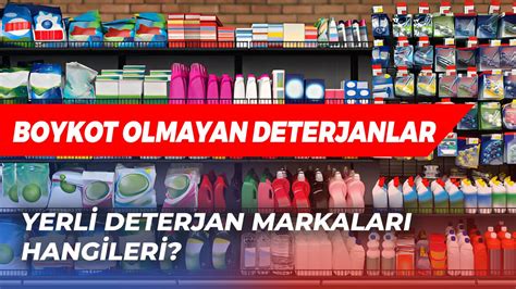 Boykot Olmayan Deterjan Markaları: Yer.